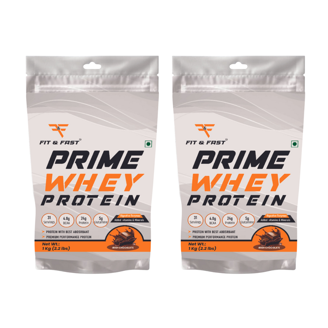 Best whey protein 1kg pack of 2 - Prime whey protein